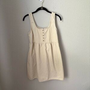Lex Brown Corduroy Baby Doll Dress Size S